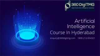 artificial intelligence training in hyderabad