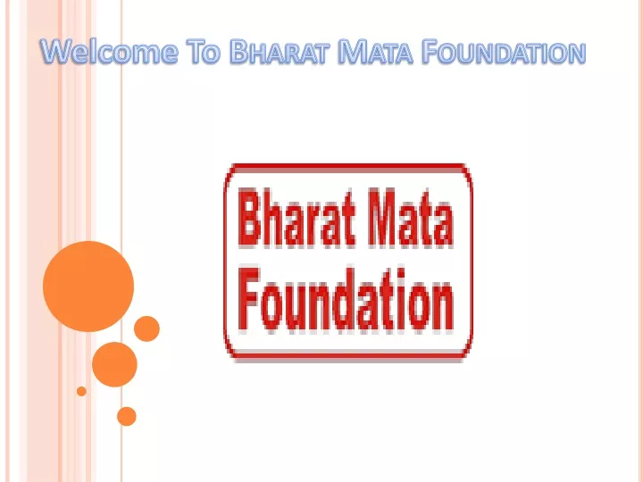 welcome to bharat mata foundation