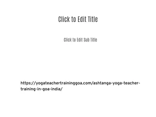 Yoga Teacher Training in Goa - AYM Yoga School