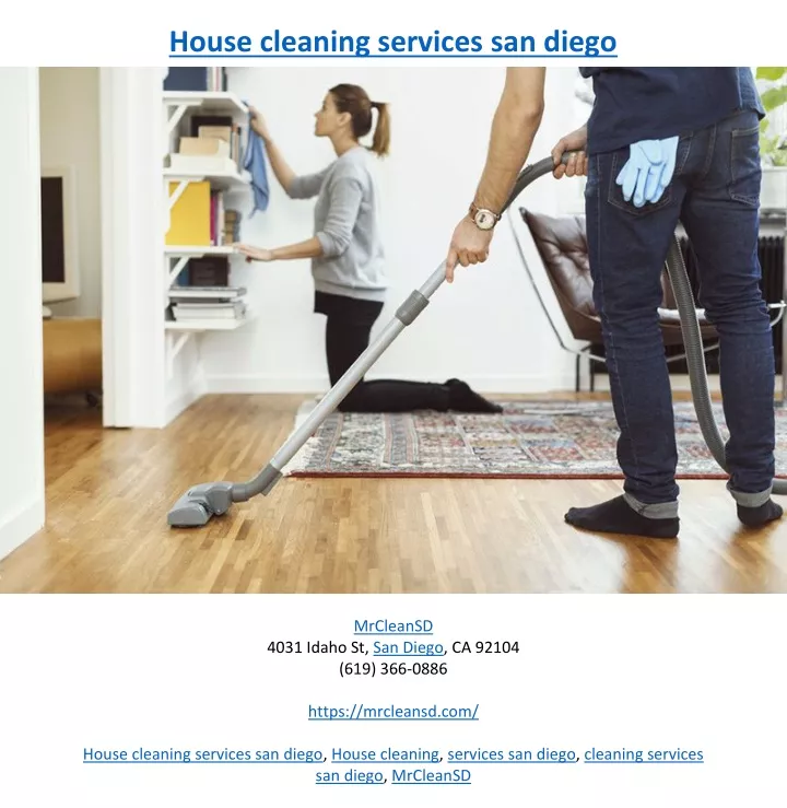 house cleaning services san diego