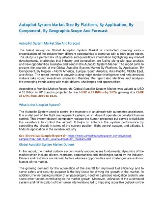 autopilot system market size by platform