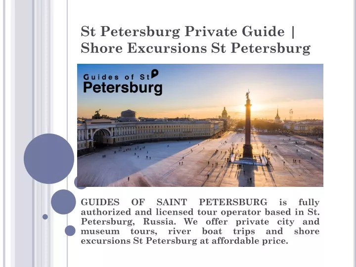 st petersburg private guide shore excursions