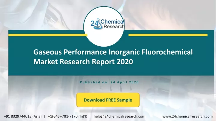 gaseous performance inorganic fluorochemical