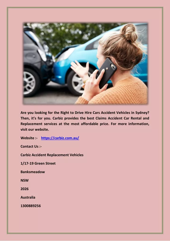 are you looking for the right to drive hire cars