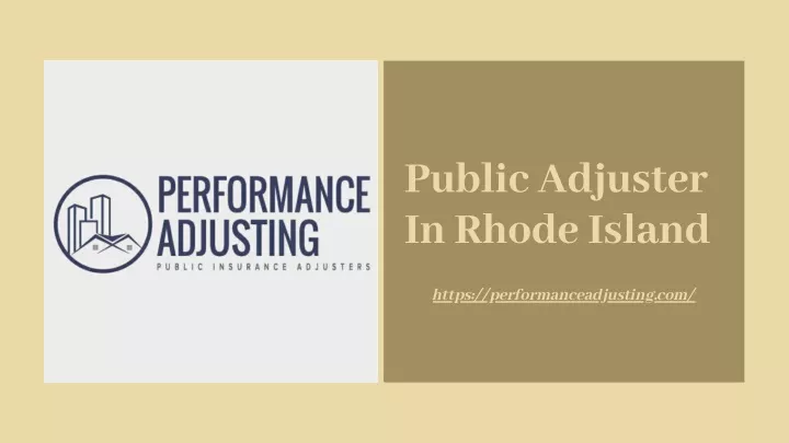 public adjuster in rhode island