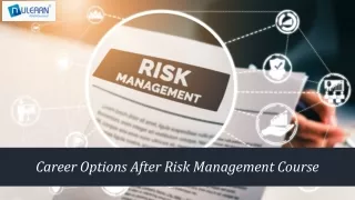 market risk courses