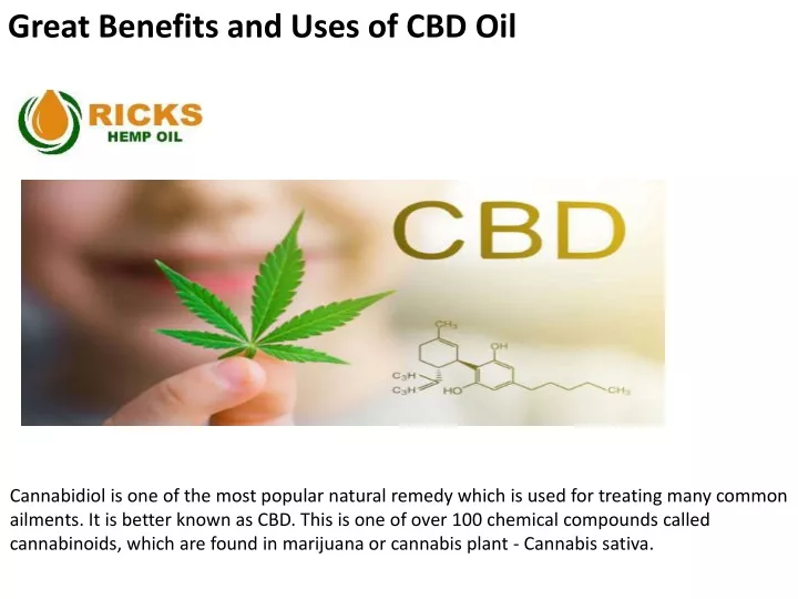 great benefits and uses of cbd oil