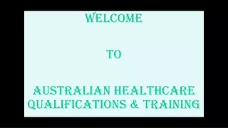 Aged Care Qualifications