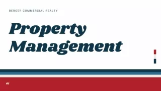 Property Management - Berger Commercial Realty