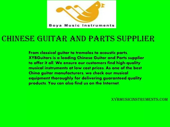 chinese guitar and parts supplier
