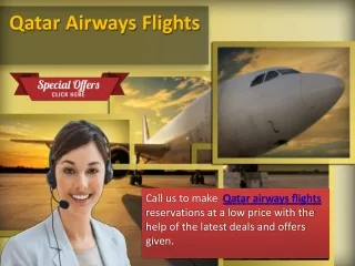 Contact us to book Qatar Airways Flights at an affordable price