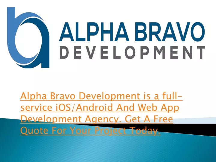 alpha bravo development is a full service