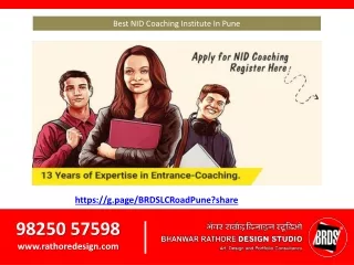 Best NID Coaching Institute In Pune