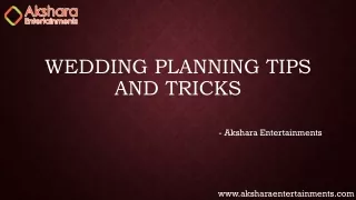 Wedding Planners In Hyderabad