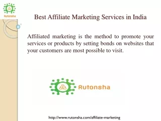 Best Affiliate Marketing Services in India.