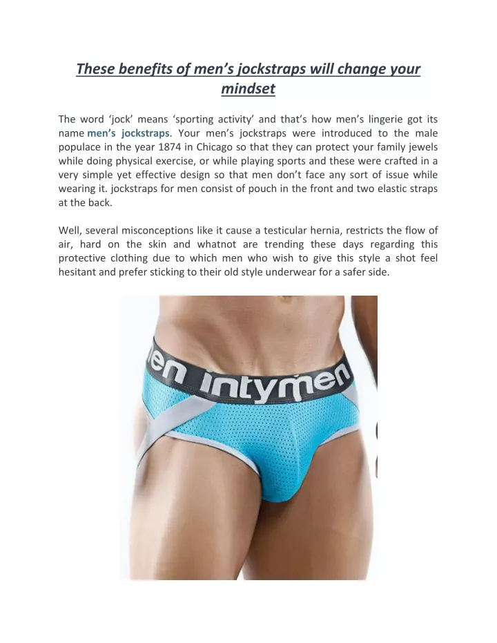 these benefits of men s jockstraps will change