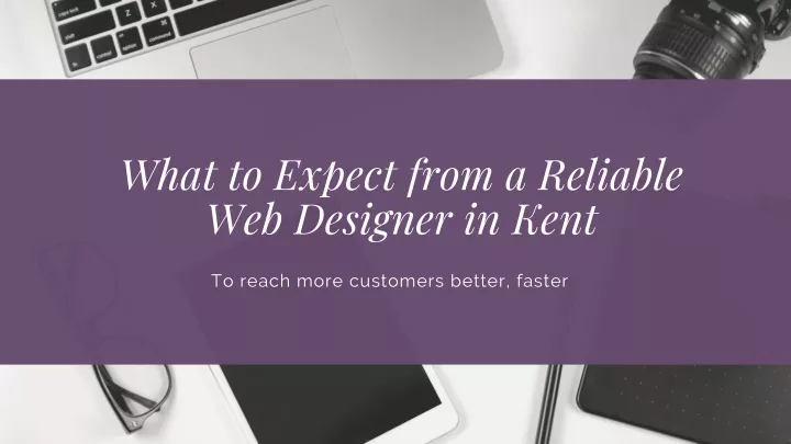 what to expect from a reliable web designer