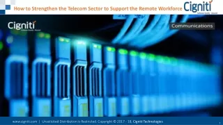 how to strengthen the telecom sector to support