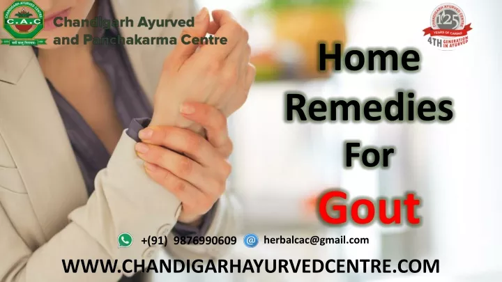 home remedies for gout