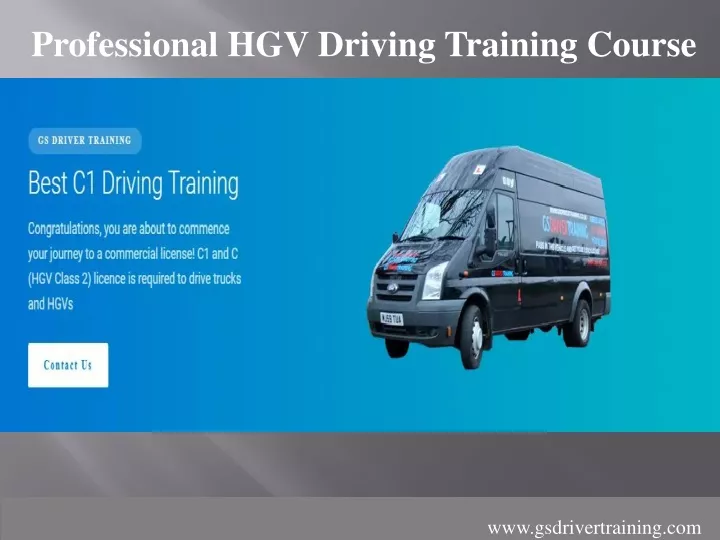 professional hgv driving training course