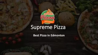 Find Indian Pizza in Edmonton Online - Supreme Pizza