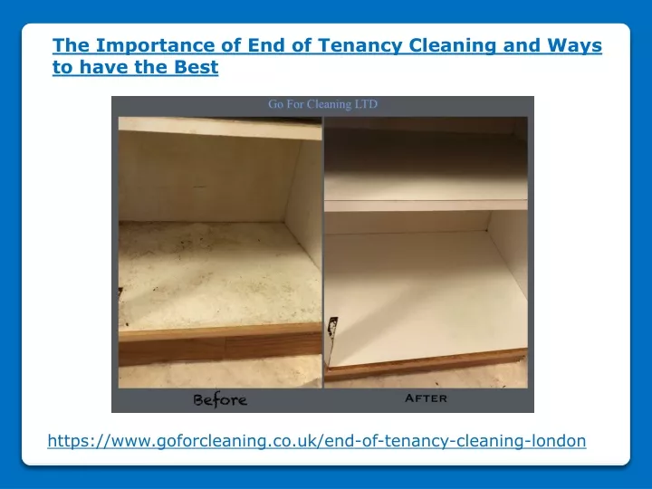 the importance of end of tenancy cleaning