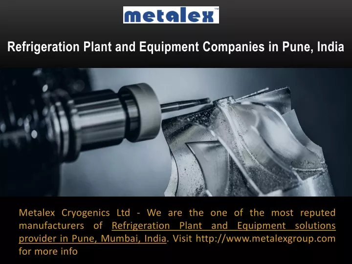 refrigeration plant and equipment companies in pune india
