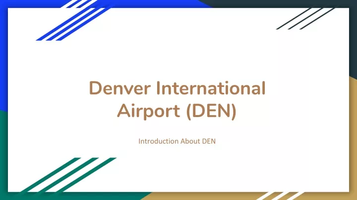 denver international airport den