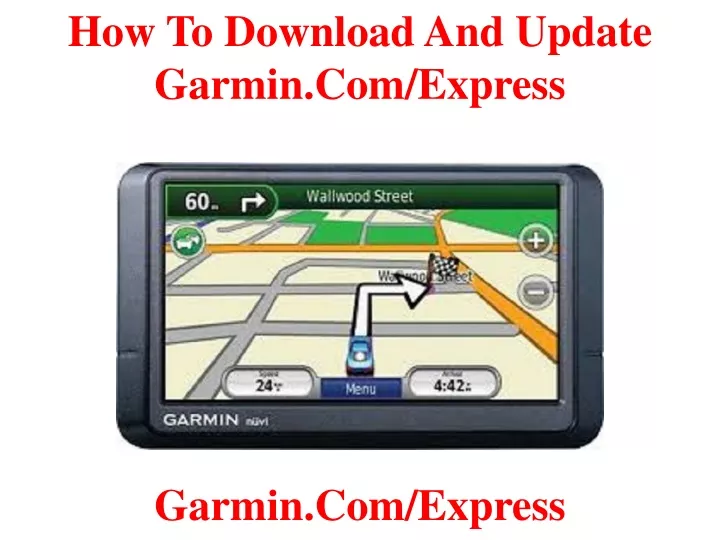 how to download and update garmin com express