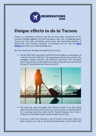unique effects to do in tucson tucson