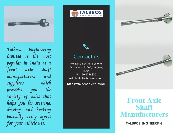 talbros limited is the most popular in india