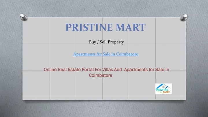 pristine mart buy sell property apartments for sale in coimbatore