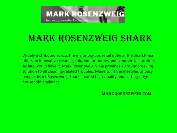 mark rosenzweig shark