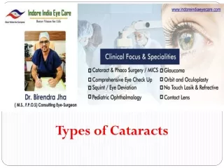 Types of Cataracts