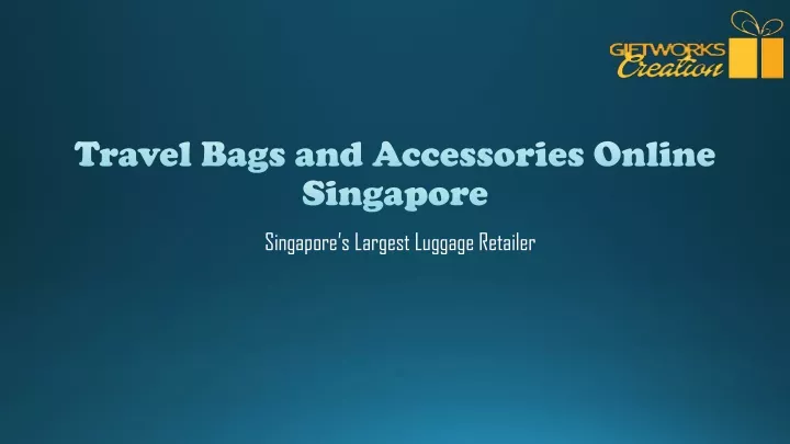 travel bags and accessories online singapore