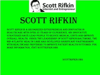 Scottrifkin.org - Scott Rifkin