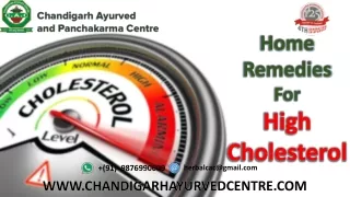 home remedies for high cholesterol