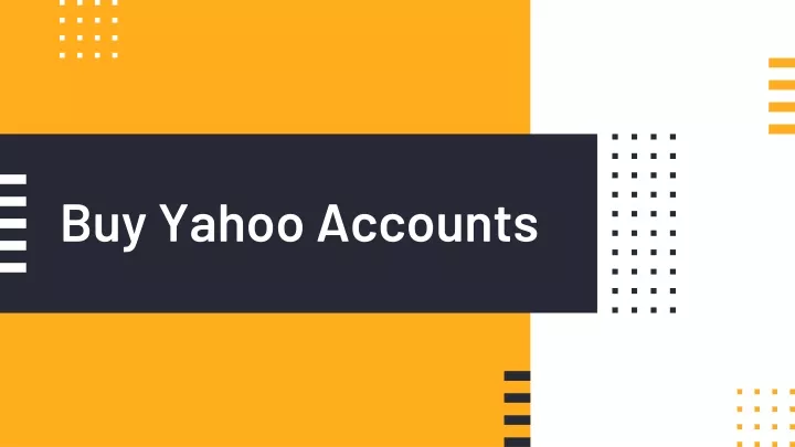 buy yahoo accounts