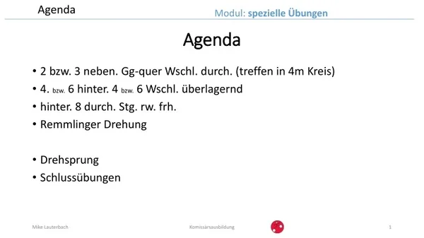 agenda