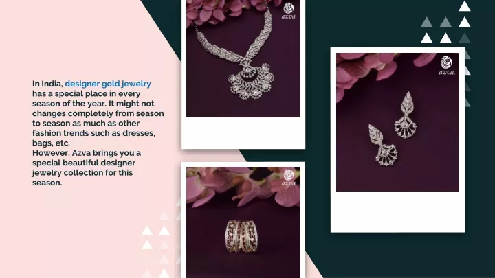 in india designer gold jewelry has a special