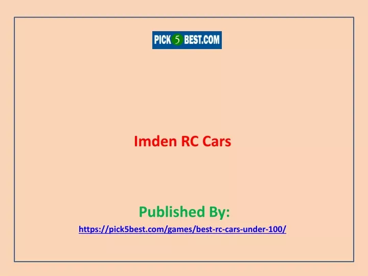 imden rc cars published by https pick5best com games best rc cars under 100