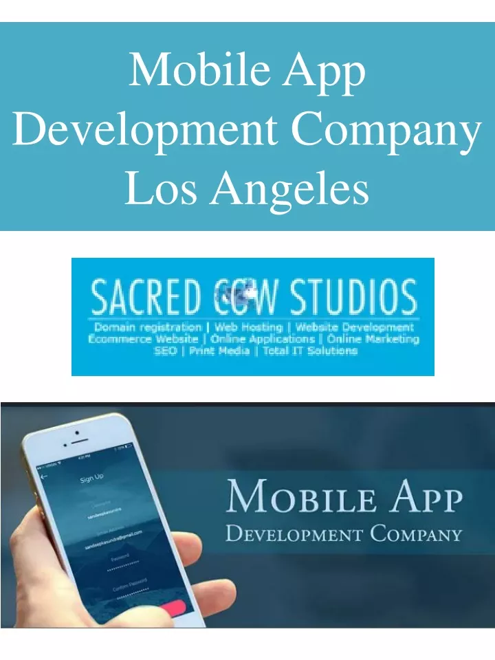 mobile app development company los angeles