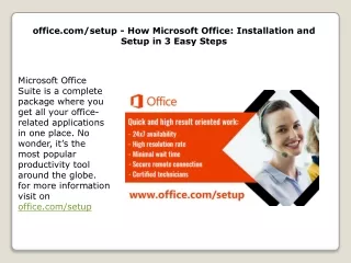 office com setup how microsoft office