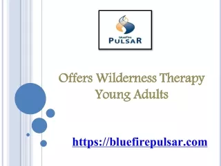 Offers Wilderness Therapy Young Adults At bluefirepulsar.com