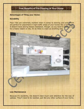 advantages of tiling your home