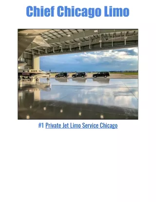 Private Jet Limo Service Chicago