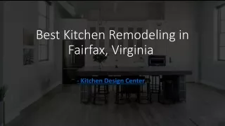 Best Kitchen Remodeling in Fairfax, Virginia
