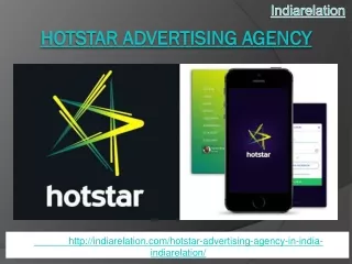 Find us for best Hotstar advertising agency