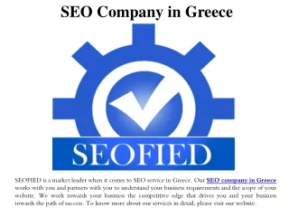 SEO Company in Greece