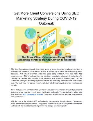 get more client conversions using seo marketing